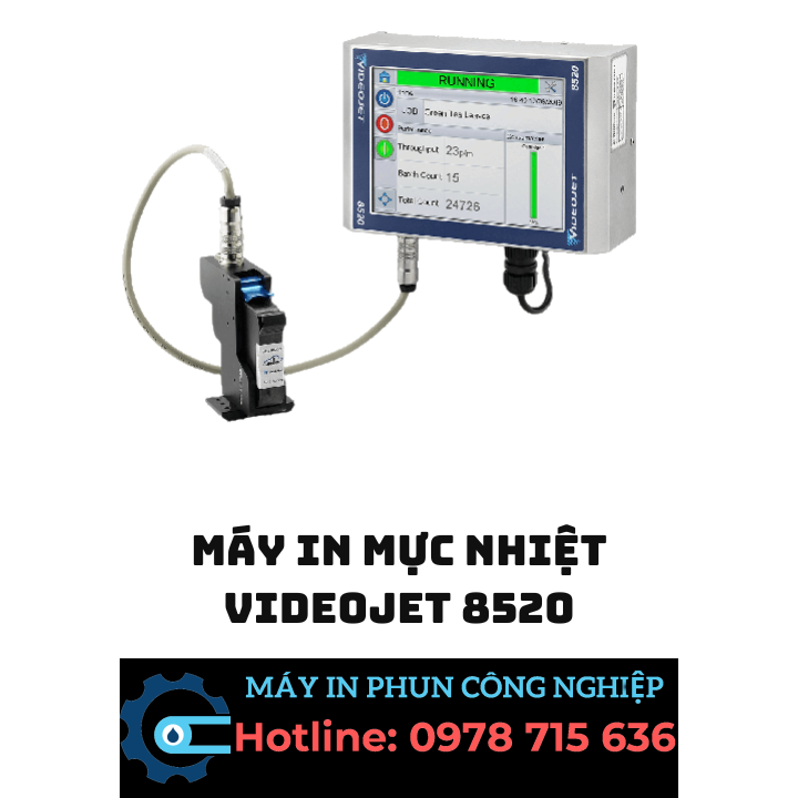 Máy in mực nhiệt Videojet 8520 3 Máy in mực nhiệt Videojet 8520