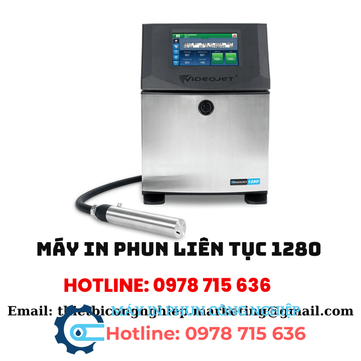 Máy in phun liên tục 1280 Videojet 3 Máy in phun liên tục 1280