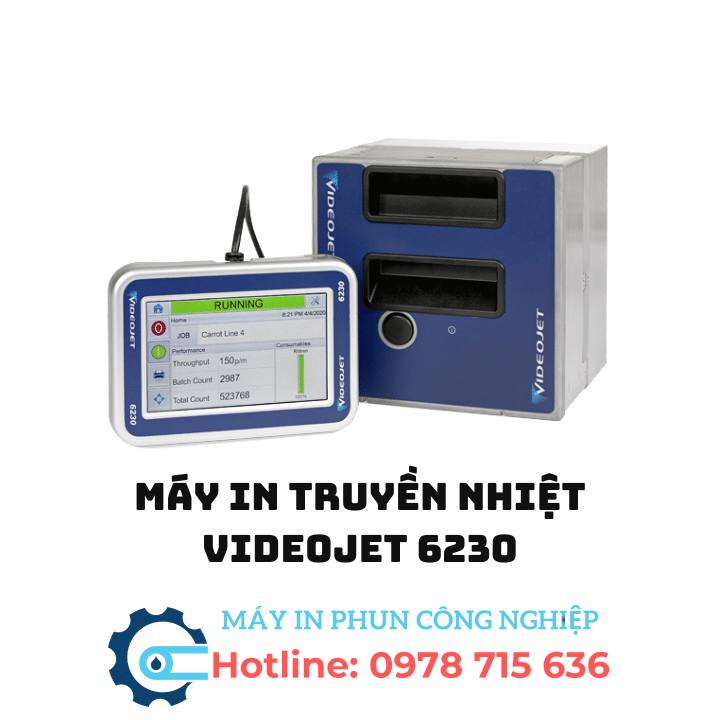 Máy in truyền nhiệt Videojet 6230 3 Máy in truyền nhiệt Videojet 6230