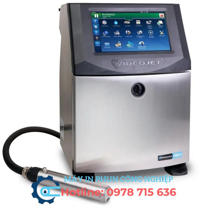 Máy in tương phản dùng mực hạt mềm Videojet 1580 C 3 Máy in phun liên tục cij 1580c