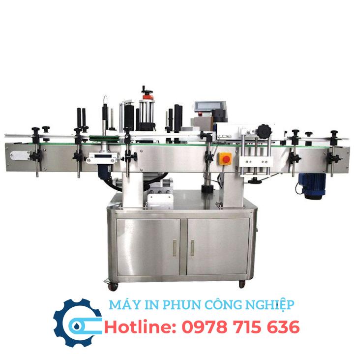 Máy dán nhãn chai lọ, hộp trụ HL-822B 3 Máy dán nhãn chai tự động