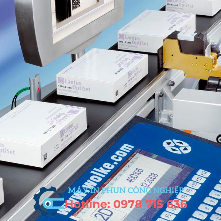 Máy in phun nhiệt VideoJet Wolke M610 5 Máy in cho hệ thống y tế, dược phẩm công nghiệp