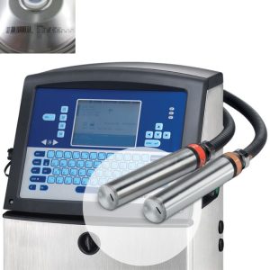 Máy in phun 2 đầu in VideoJet 1610 5 Máy in phun liên tục với 2 đầu in khác nội dung