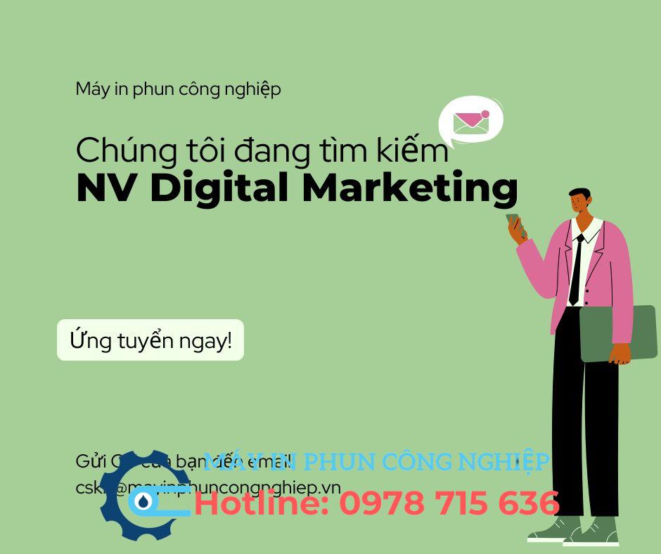 Tuyển dụng NV Digital Marketing