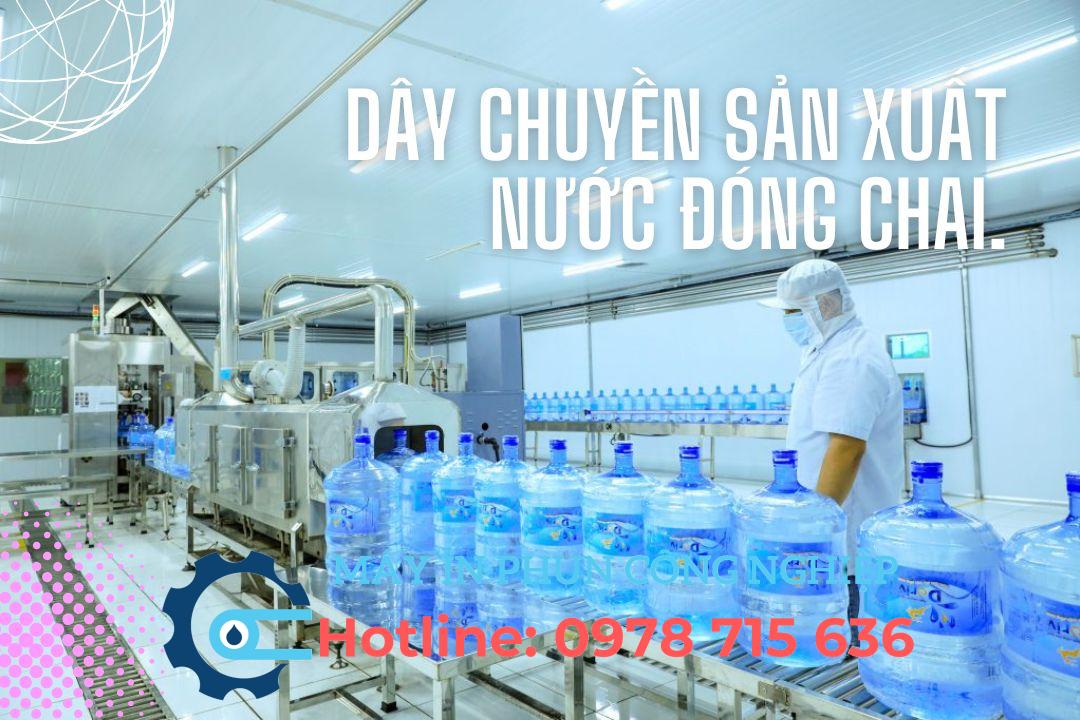 Dây chuyền sản xuất nước đóng chai 1 Dây chuyền sản xuất nước đóng chai công nghiệp